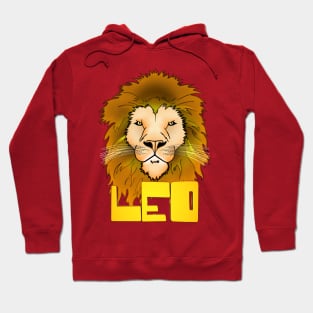 Front and Back Leo The Lion Hoodie